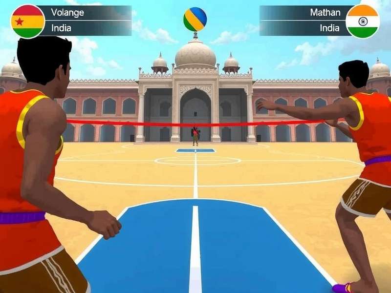 Mahal Volley Master Desi Duels Mahal Volley Master multiplayer match between players from different Indian states