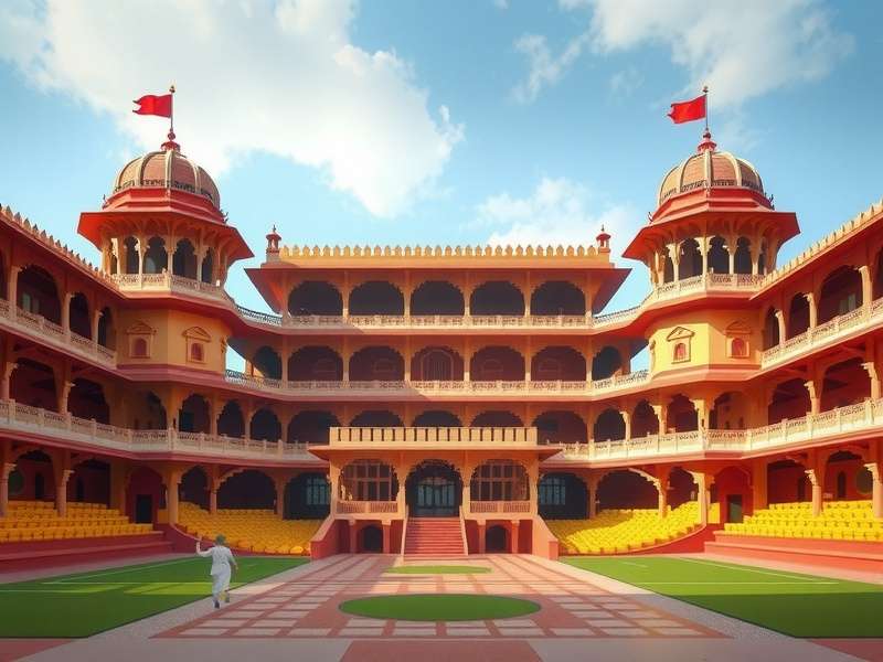 Mahal Volley Master Palace Stadium Mahal Volley Master stadium designed like an Indian palace